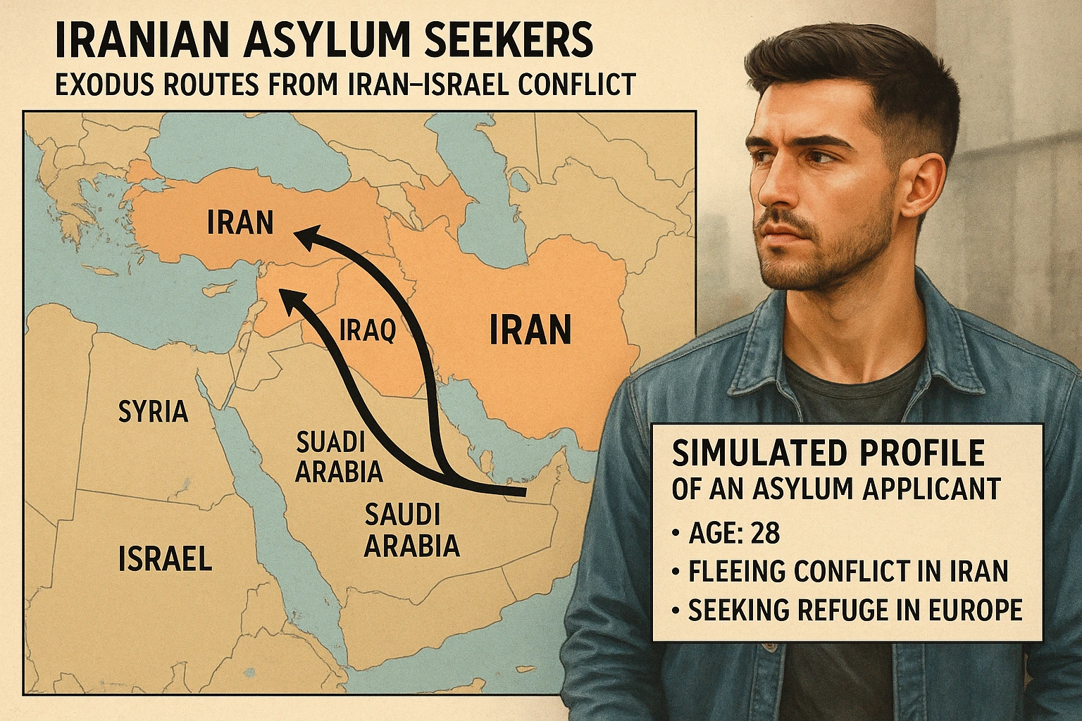 Ketika Perang Menjadi Alasan untuk Pergi: Munculnya Gelombang Baru Pencari Suaka dari Iran-Israel