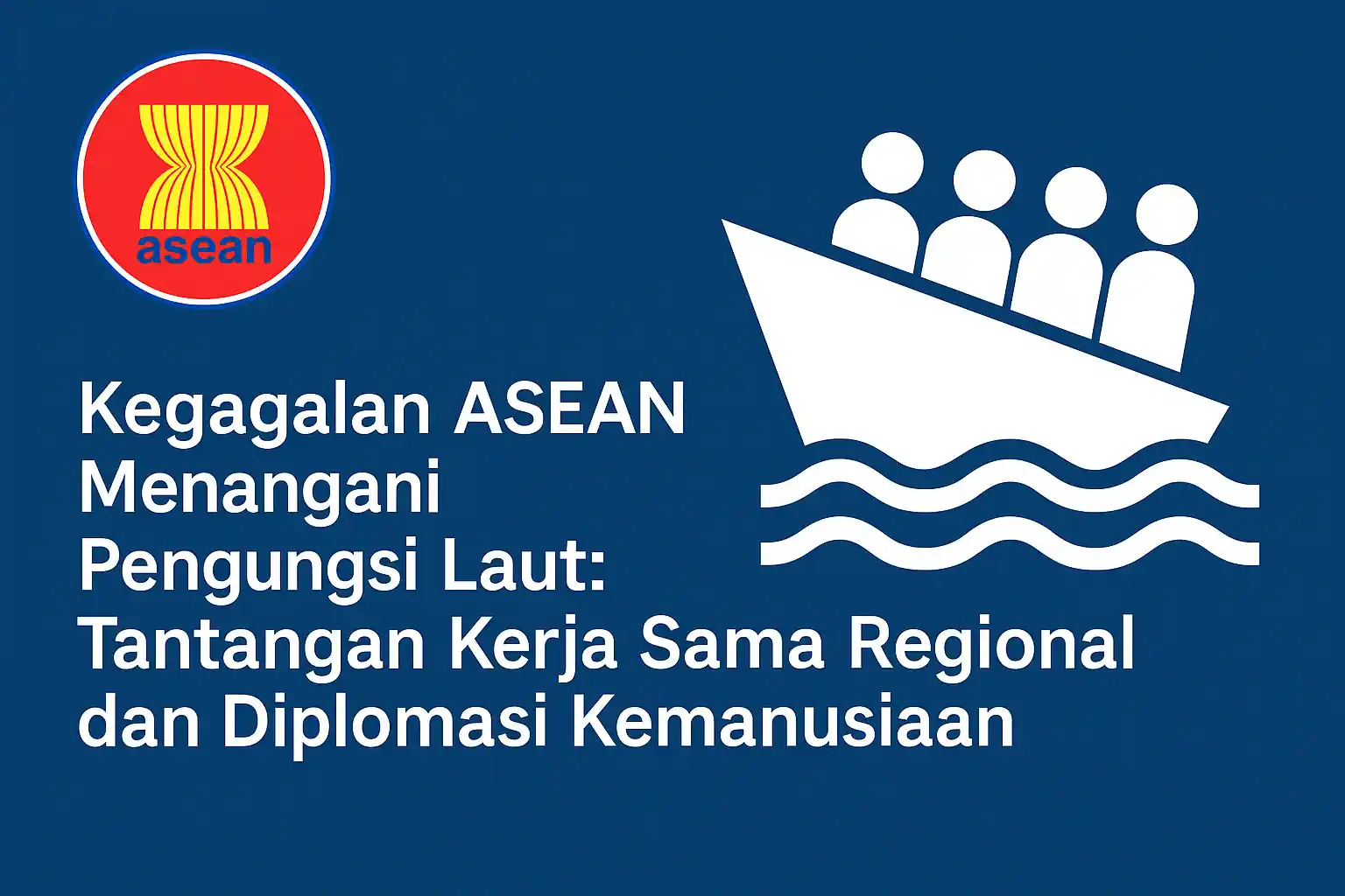 Mengapa Krisis Pengungsi Laut di ASEAN Tidak Tertangani? Kelemahan Kerja Sama Regional dan Diplomasi Kemanusiaan yang Harus Dikritisi